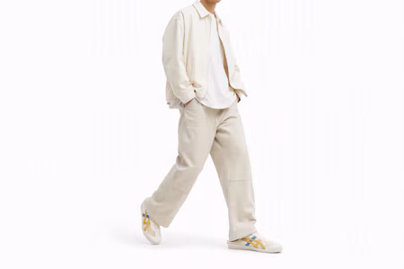 Order Onitsuka Tiger鬼塚虎 MEXICO 66巧克力運動拖鞋 男女同款 藍黃