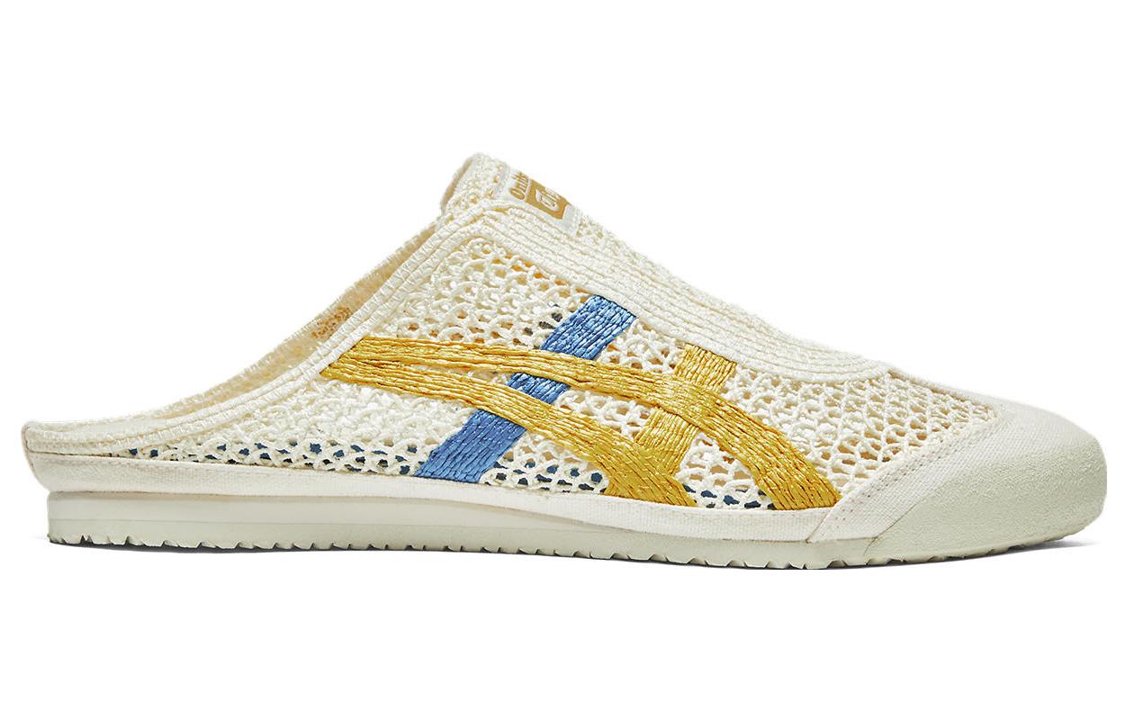 Lookbook Onitsuka Tiger鬼塚虎 MEXICO 66巧克力運動拖鞋 男女同款 藍黃
