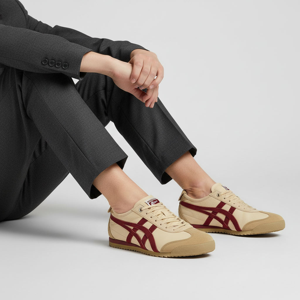 Order Onitsuka Tiger Mexico 66 SD 'Beige Beet Juice' Lelaki/Wanita Sneakers 1183C015-202