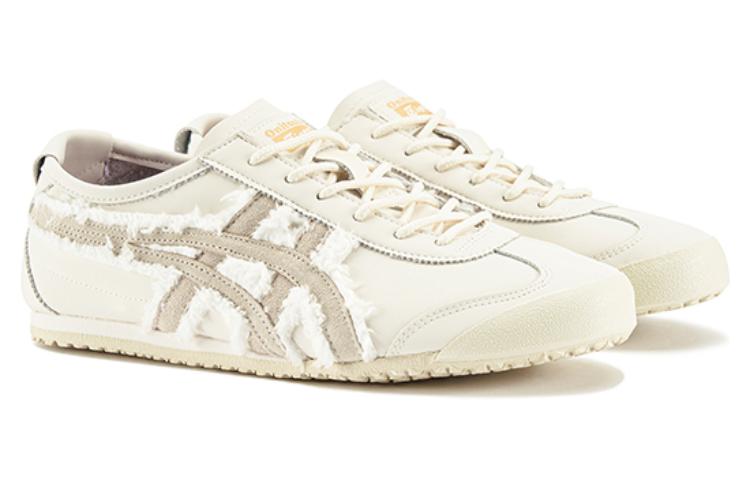 Lookbook Onitsuka Tiger鬼塚虎 MEXICO 66 兔年限定 加絨休閒 保暖防滑耐磨 低筒 運動休閒鞋 女款 白灰