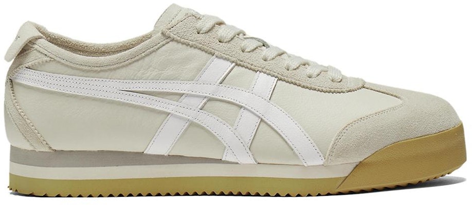 Onitsuka Tiger鬼塚虎 MEXICO 66 休閒百搭 防滑 耐磨 低筒 板鞋 女款 米色 Order Onitsuka Tiger鬼塚虎 MEXICO 66 休閒百搭 防滑 耐磨 低筒 板鞋 女款 米色