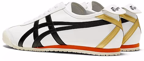 오니츠카 타이거 멕시코 66 '화이트 블랙 골드' 1183C080-100 Shop 오니츠카 타이거 멕시코 66 '화이트 블랙 골드' 1183C080-100