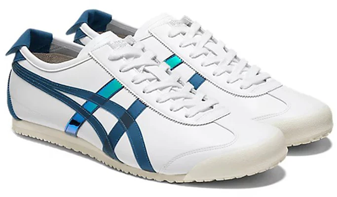 鬼塚虎 MEXICO 66 休闲鞋 '白色马卡蓝' 1183B921-100 Lookbook 鬼塚虎 MEXICO 66 休闲鞋 '白色马卡蓝' 1183B921-100