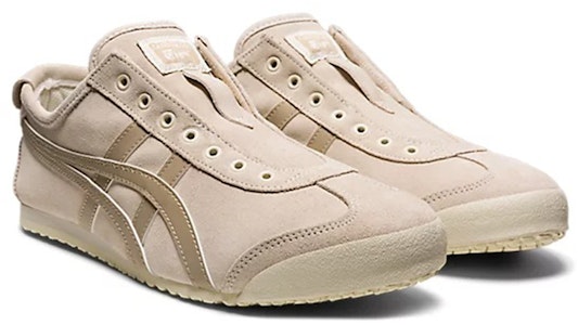 Onitsuka Tiger鬼塚虎 MEXICO 66 Slip-On 輕便 低筒 運動休閒鞋 男女同款 米色 Lookbook Onitsuka Tiger鬼塚虎 MEXICO 66 Slip-On 輕便 低筒 運動休閒鞋 男女同款 米色