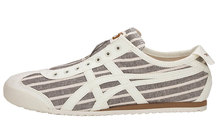 Onitsuka Tiger Mexico 66 Slip-On 'Cream Brown Pinstripes' 1183A239-201