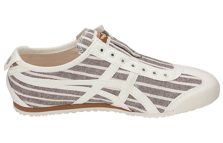 Order 鬼塚虎 墨西哥66 无鞋带款 '米色棕色条纹' 1183A239-201