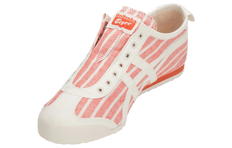 Shop Onitsuka Tiger Mexico 66 Slip-On 'Crema Naranja Rayas Finas' 1183A239-801