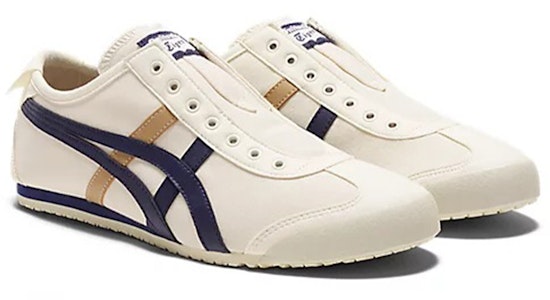 Onitsuka Tiger Mexico 66 Slip-On 'Crema Peacoat' 1183A360-116 Lookbook Onitsuka Tiger Mexico 66 Slip-On 'Crema Peacoat' 1183A360-116