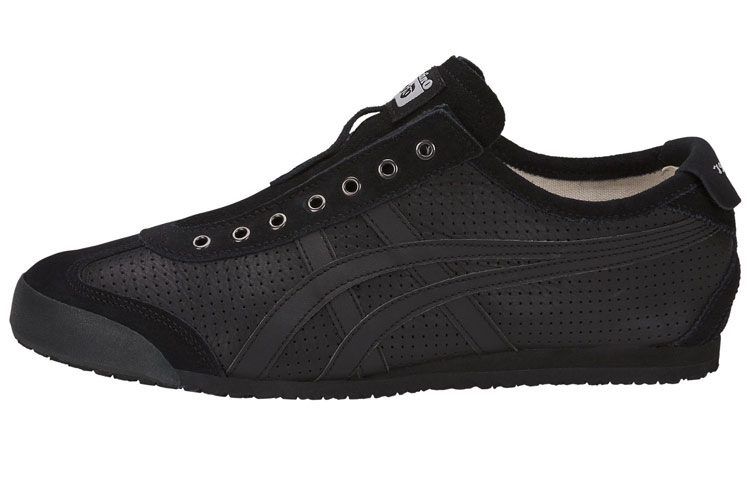 Buy 鬼冢虎 Mexico 66 无系扣运动鞋 '全黑' D815L-9090