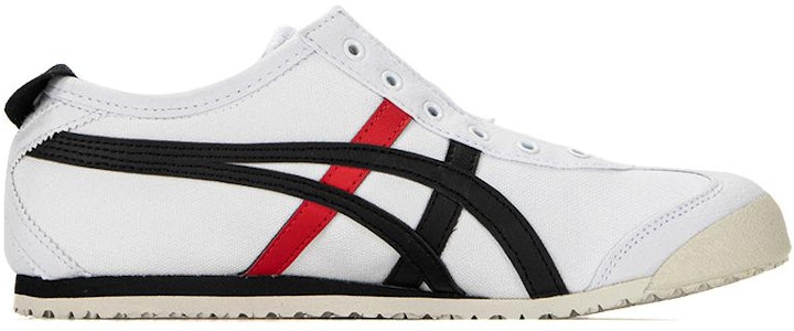 오니츠카 타이거 멕시코 66 슬립온 '화이트 블랙 레드' 1183A360-117 Order 오니츠카 타이거 멕시코 66 슬립온 '화이트 블랙 레드' 1183A360-117