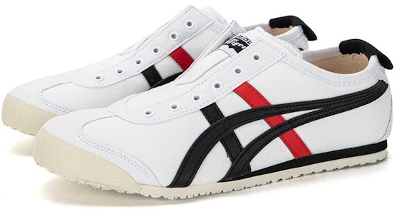 오니츠카 타이거 멕시코 66 슬립온 '화이트 블랙 레드' 1183A360-117 Lookbook 오니츠카 타이거 멕시코 66 슬립온 '화이트 블랙 레드' 1183A360-117