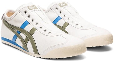 オニツカタイガー メキシコ66 スリッポン 白/緑 1183A360-107 Shop オニツカタイガー メキシコ66 スリッポン 白/緑 1183A360-107