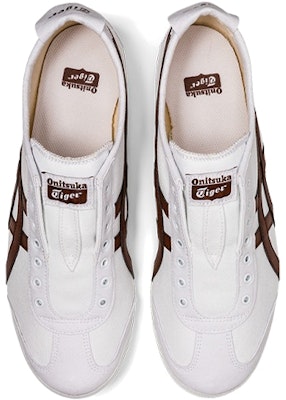 오니츠카 타이거 멕시코 66 슬립온 '화이트 레디쉬 브라운' 1183A360-111 Shop 오니츠카 타이거 멕시코 66 슬립온 '화이트 레디쉬 브라운' 1183A360-111