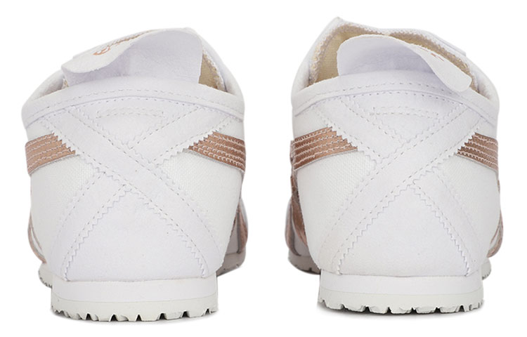 Lookbook Onitsuka Tiger鬼塚虎 MEXICO 66 SLIP-ON 舒適 休閒 透氣 低筒 板鞋 男女同款 玫瑰金