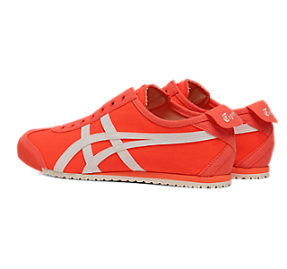 Shop 鬼冢虎 MEXICO 66 SLIP-ON 闪耀珊瑚色/白色 1183A360-702