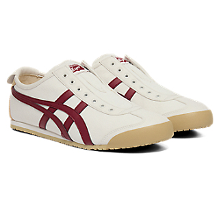 Lookbook Onitsuka Tiger MEXICO 66 Slip-On Off-White/Beet Juice Sneakers 1183A360-131