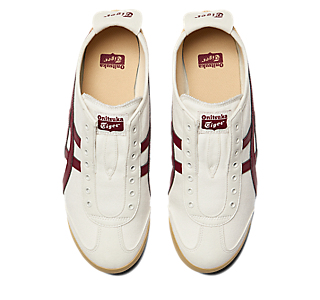 Sizing Onitsuka Tiger MEXICO 66 Slip-On Off-White/Beet Juice Sneakers 1183A360-131