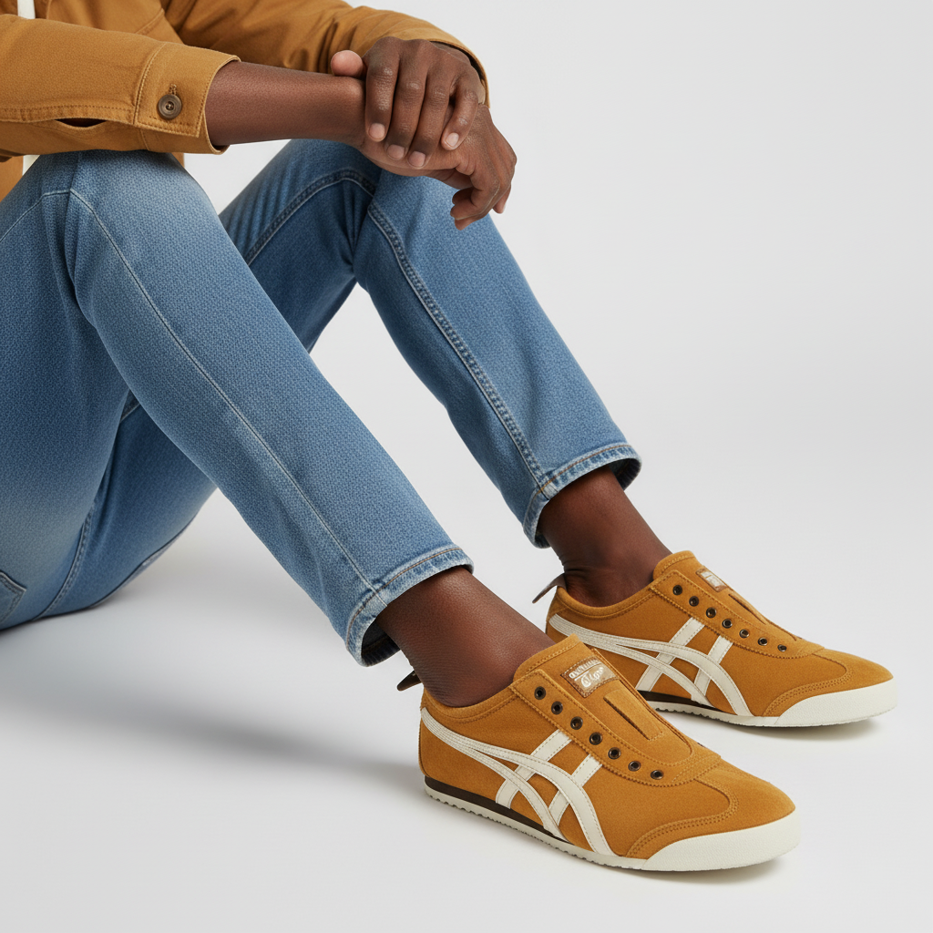 Order Kasut Slip-on Onitsuka Tiger MEXICO 66 'Tan Presidio Vanilla' 1183A438-201