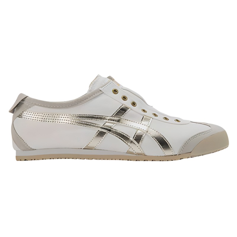 Order Onitsuka Tiger鬼塚虎 MEXICO 66 免綁圓頭舒適 防滑耐磨 低筒生活休閒鞋 男女同款 米色 韓版