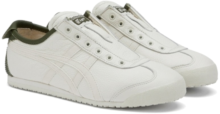 Onitsuka Tiger MEXICO 66 Slip-on Shoes 'White Green' 1183B815-100 Shop Onitsuka Tiger MEXICO 66 Slip-on Shoes 'White Green' 1183B815-100