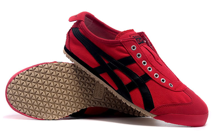 Onitsuka Tiger Mexico 66 Slip On 'Black Red' 圖 3