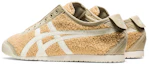 Lookbook Onitsuka Tiger鬼塚虎 MEXICO 66 免系带 经典拼色 低帮 运动休闲鞋 男女同款 棕黄白
