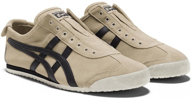 Kasut Onitsuka Tiger MEXICO 66 Tanpa Tali 'Kayu Crepe Hitam' 1183B782-202 Lookbook Kasut Onitsuka Tiger MEXICO 66 Tanpa Tali 'Kayu Crepe Hitam' 1183B782-202