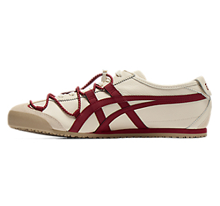 Shop Onitsuka Tiger MEXICO 66 VINY BIRCH/BEET JUICE Sneakers 1183C577-201