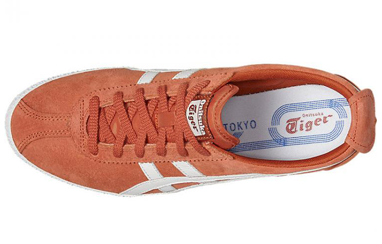 Lookbook 鬼塚虎 Mexico Delegation 低幫休閒板鞋 男女同款 橙色