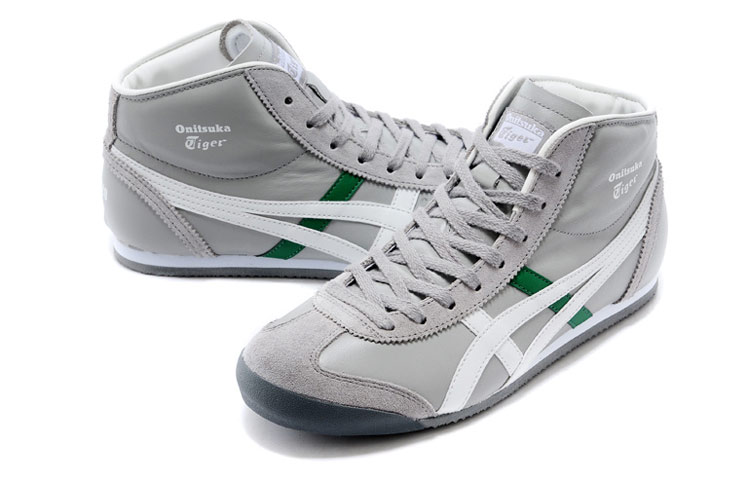 Shop 鬼冢虎 Mexico Mid Runner 灰白绿色