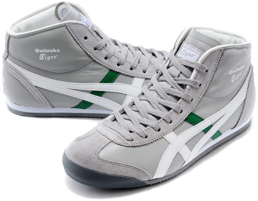 Onitsuka Tiger Mexico Mid Runne 'Grey White Green' THL7C2-1101 Shop Onitsuka Tiger Mexico Mid Runne 'Grey White Green' THL7C2-1101