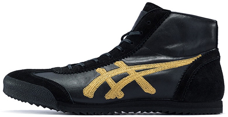 Onitsuka Tiger Mexico Mid Runner 'Black Rich Gold' D7R1L-9094 Buy Onitsuka Tiger Mexico Mid Runner 'Black Rich Gold' D7R1L-9094