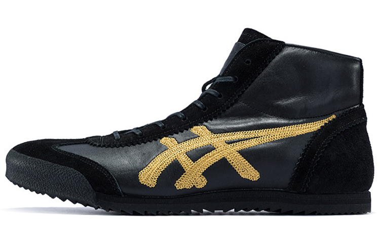 Onitsuka Tiger Mexico Mid Runner 'Black Rich Gold' D7R1L-9094