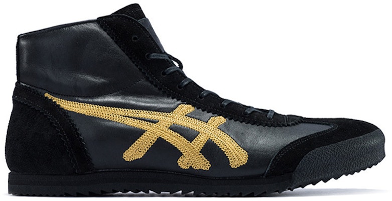 Onitsuka Tiger Mexico Mid Runner 'Hitam Emas Kaya' D7R1L-9094 Order Onitsuka Tiger Mexico Mid Runner 'Hitam Emas Kaya' D7R1L-9094