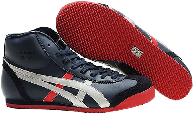 Onitsuka Tiger Mexico Mid Runner 'Blue Silver Red' THL328-1206 Purchase Onitsuka Tiger Mexico Mid Runner 'Blue Silver Red' THL328-1206