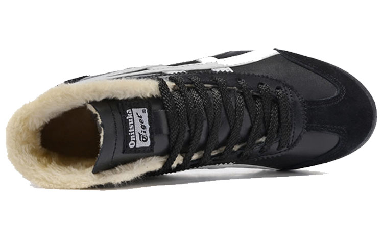 Lookbook Onitsuka Tiger Mexico Mid Runner ''Blu Bianco Fleece'' THL328-0157
