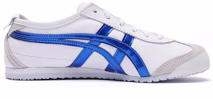 Order Onitsuka Tiger鬼塚虎墨西哥中帮運動鞋 舒適鴛鴦 耐磨低幫跑步鞋 男女同款 白紅藍
