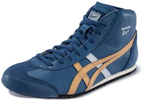Onitsuka Tiger鬼塚虎墨西哥中帮 跑步鞋 男女同款 藍金 Order Onitsuka Tiger鬼塚虎墨西哥中帮 跑步鞋 男女同款 藍金