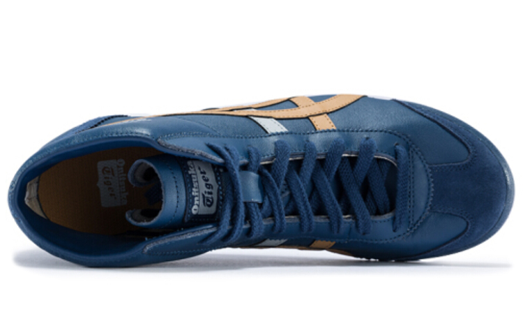Details for Onitsuka Tiger Mexico Mid Runner 'Biru Tua Emas' HL328-400