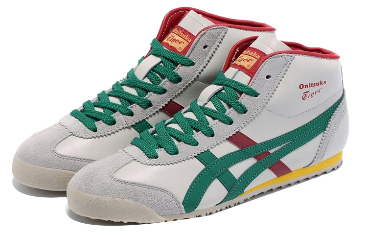 Lookbook Onitsuka Tiger Mexico Mid Runner 'Hijau Kuning Putih' THL328-1658