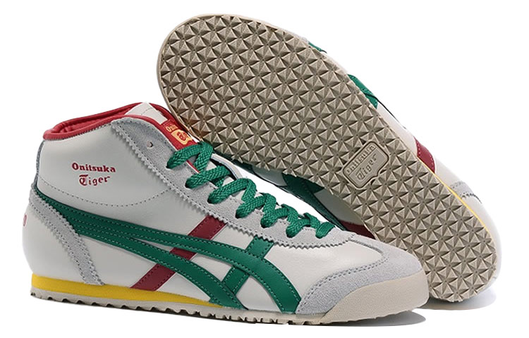 Shop Onitsuka Tiger Mexico Mid Runner 'Hijau Kuning Putih' THL328-1658
