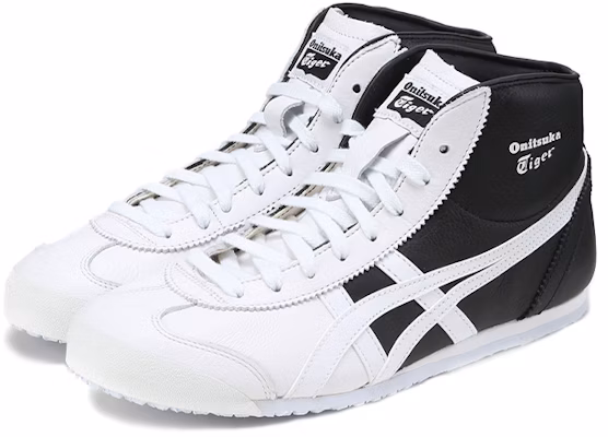 Onitsuka Tiger Mexico Mid Runner 'Putih Hitam' 1183A649-001 Shop Onitsuka Tiger Mexico Mid Runner 'Putih Hitam' 1183A649-001