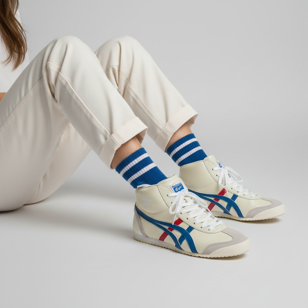 Details for Onitsuka Tiger Mexico Mid Runner Sepatu Sneakers 'Putih' 1183B577-102