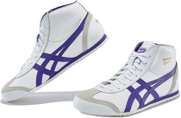 Onitsuka Tiger Mexico Mid Runner 'White Blue' 1183A335-102 Lookbook Onitsuka Tiger Mexico Mid Runner 'White Blue' 1183A335-102