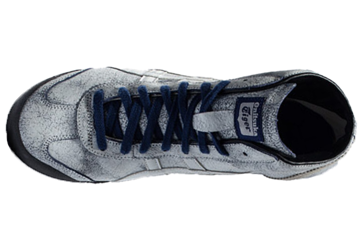 Lookbook Onitsuka Tiger 鬼冢虎 Mexico Mid Runner 復古運動 中幫 跑步鞋 男女同款 白藍