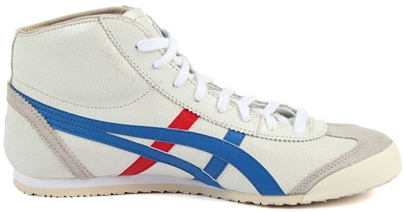 Onitsuka Tiger鬼冢虎 Mexico 中筒跑鞋 皮革 防滑 中帮 运动休閒鞋 男女同款 白蓝 Order Onitsuka Tiger鬼冢虎 Mexico 中筒跑鞋 皮革 防滑 中帮 运动休閒鞋 男女同款 白蓝