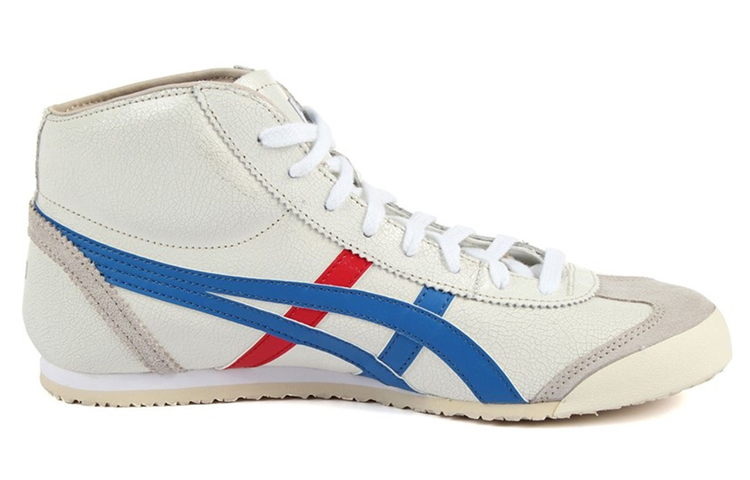 Lookbook Onitsuka Tiger Mexico Mid Runner 'Putih Biru Merah' DL409-0142