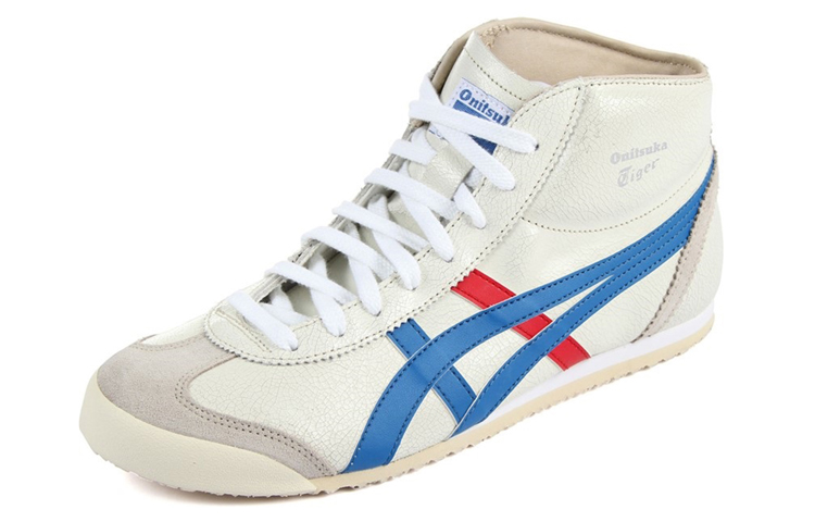 Shop Onitsuka Tiger Mexico Mid Runner 'Putih Biru Merah' DL409-0142