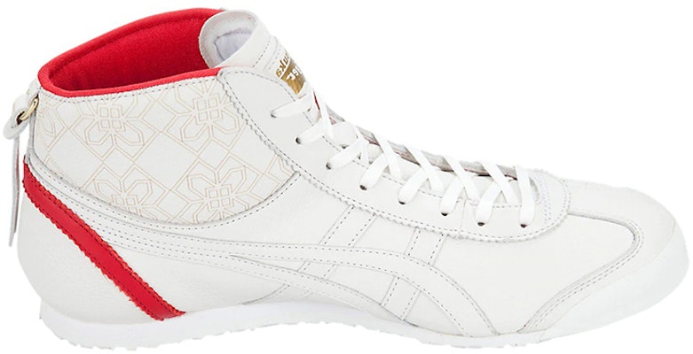 Onitsuka Tiger Mexico Mid Runner 'White Red' D843L-0101 Order Onitsuka Tiger Mexico Mid Runner 'White Red' D843L-0101