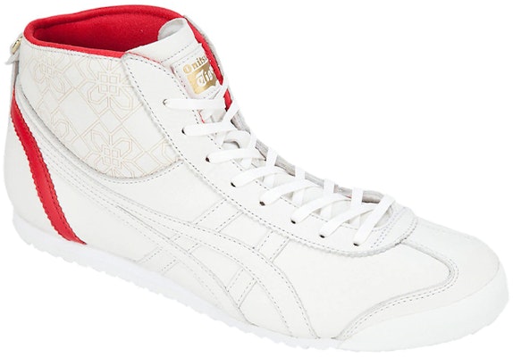 Onitsuka Tiger Mexico Mid Runner 'White Red' D843L-0101 Lookbook Onitsuka Tiger Mexico Mid Runner 'White Red' D843L-0101